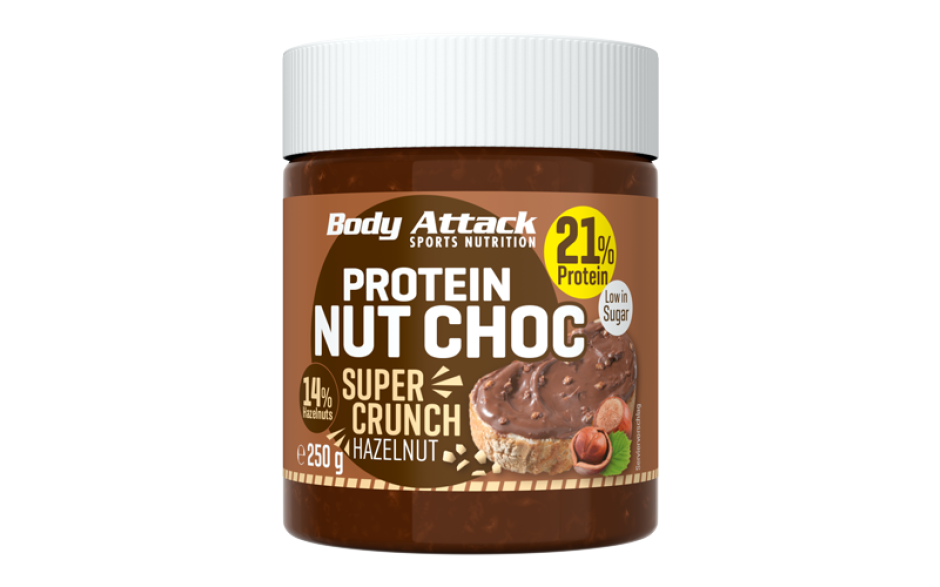 Body Attack Protein Nut Choc Super Crunch - 250g