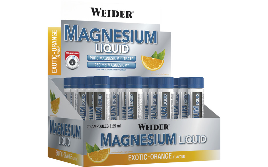 Weider Magnesium Liquid - 20 Ampullen
