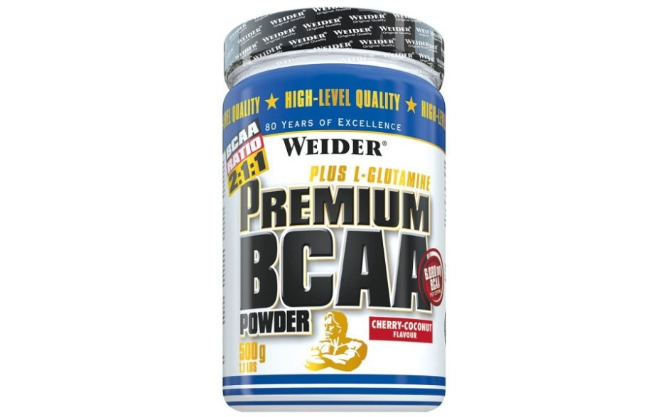 Weider Premium BCAA Powder 500g - Kirsch Cocos - MHD 28.02.2023