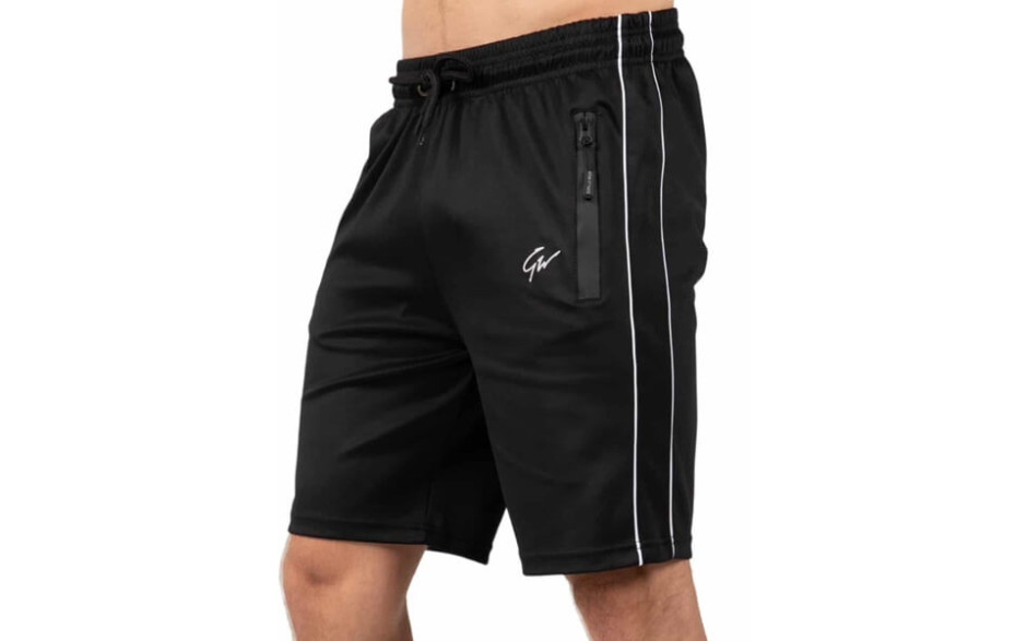 Gorilla Wear Wenden Track Shorts - Schwarz Weiß