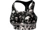 Anarchy Apparel Missfit Sports Bra - Black/White