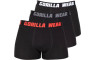 Gorilla Wear Boxershorts 3-Pack - Schwarz