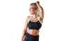 Workout Empire Strike Bra - Obsidian Schwarz