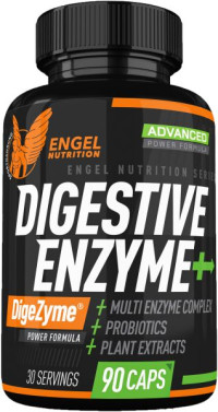 Engel Nutrition Digestive Enzyme Plus - 90 Kapseln