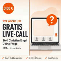 Live Q&A mit Christian Engel (kostenlos · 30 Min)