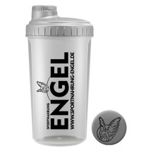 Sportnahrung-Engel Shaker 2.0 - Transparent | Silber