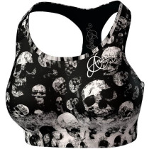 Anarchy Apparel Missfit Sports Bra - Black/White