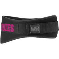 Better Bodies Womens Gym Belt - Schwarz / Pink