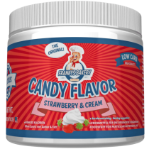 Frankys Bakery Candy Flavor Powder 200g - Strawberry Cream - MHD 12.11.2022
