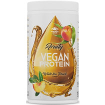Peak Fruity Vegan Protein 400g - White Tea Peach - MHD 31.10.2025