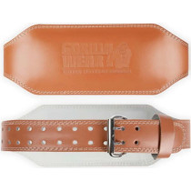 Gorilla Wear 6 Inch Padded Leather Lifting Belt