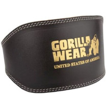 Gorilla Wear Leder Gewichthebergürtel