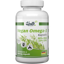 Health+ Vegan Omega 3 - 60 Kapseln