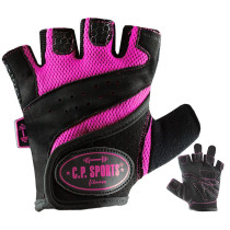 C.P. Sports Lady Gym Fitnesshandschuh - Schwarz Pink