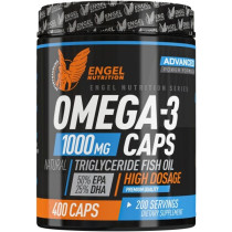 Engel Nutrition Natural Omega 3 Triglyceride aus Wildfang - 400 Kapseln
