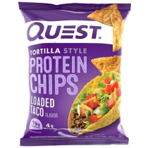 Quest Nutrition Protein Tortilla Chips - Loaded Taco - MHD 19.02.2026