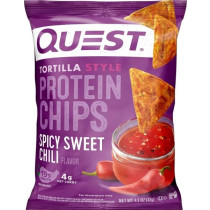 Quest Nutrition Protein Tortilla Chips - Spicy Sweet Chili - MHD 28.02.2026