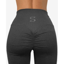 S-Shaped Leggings Sara Basic - Anthrazit Melange