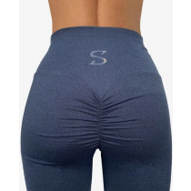 S-Shaped Leggings Sara Basic - Navy Melange