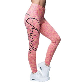 Anarchy Apparel Cushy Leggings - Pink/Gelb