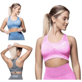 Anarchy Apparel Seamless Sports Bra Wabisabi