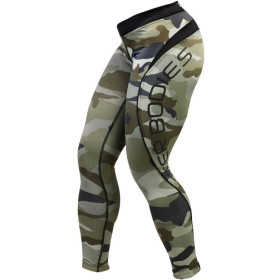 Better Bodies Camo long tights - Camo Green