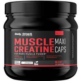 Body Attack Muscle Creatine - 240 Maxi Caps