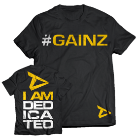 Dedicated Nutrition T-Shirt #GAINZ