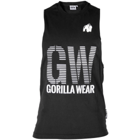 Gorilla Wear Dakota Sleeveless T-Shirt - Schwarz