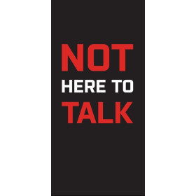 XXL Nutrition Gym Handtuch - Not Here To Talk