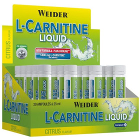 Weider L-Carnitine 1800mg Liquid - 20 Ampullen á 25ml