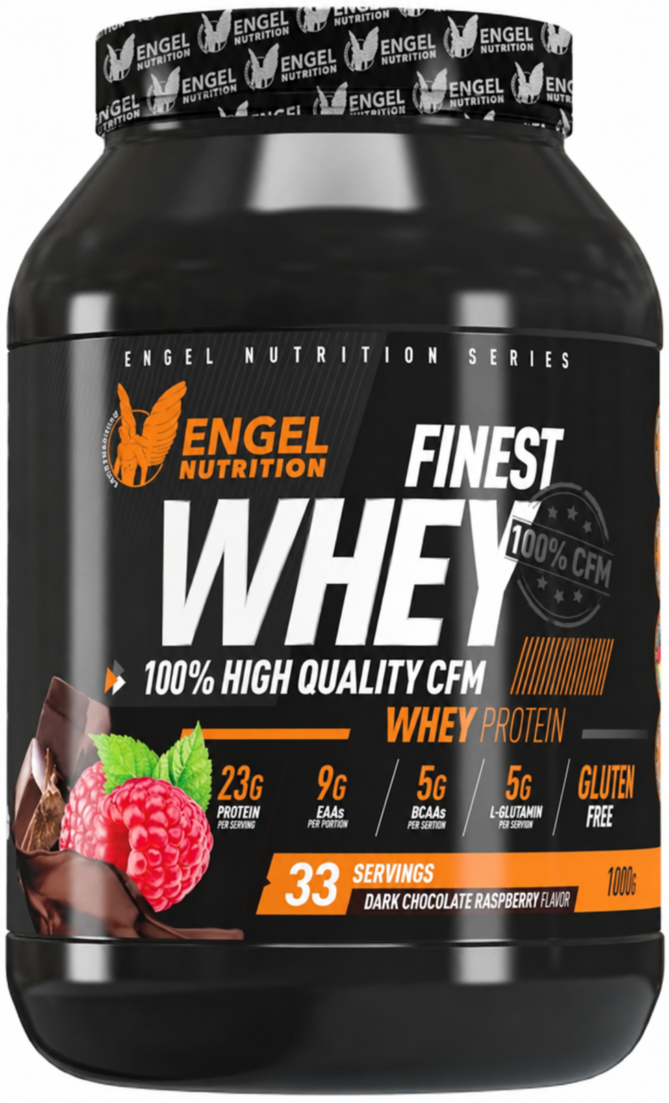 Finest Whey Protein, Dark Chocolate Raspberry