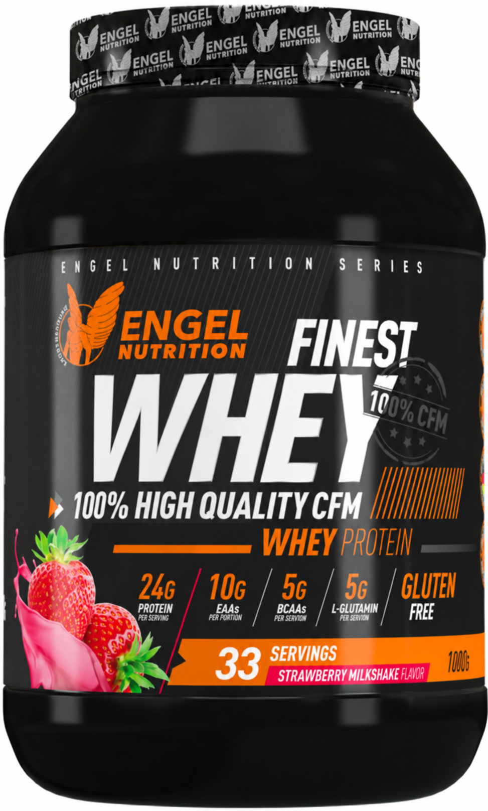 Finest Whey Protein, Strawberry Milkshake