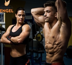 Sportnahrung-Engel Athleten Diana Petry und Antonio Longo