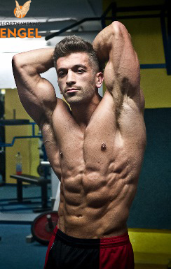 Sixapack Bodybuilder Antonino Longo aus Luxemburg