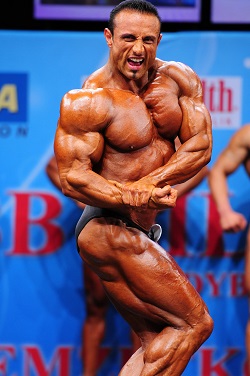 Das richtige Posing im Bodybuilding muss gelernt sein