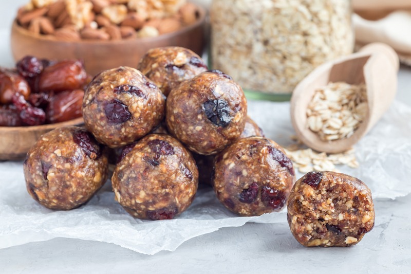 Selbstgemachte Protein Balls