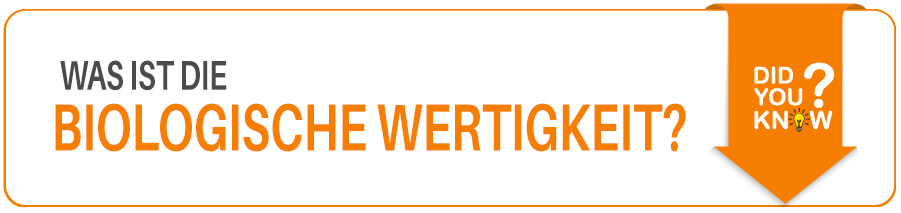 Die biologische Wertigkeit von Lebensmitteln erklärt