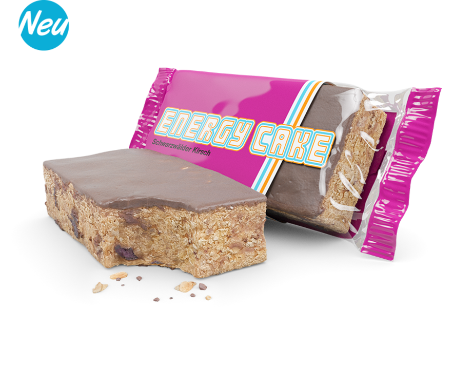 Energy Cake im neuen Geschmack Schwarzwälder Kirsche