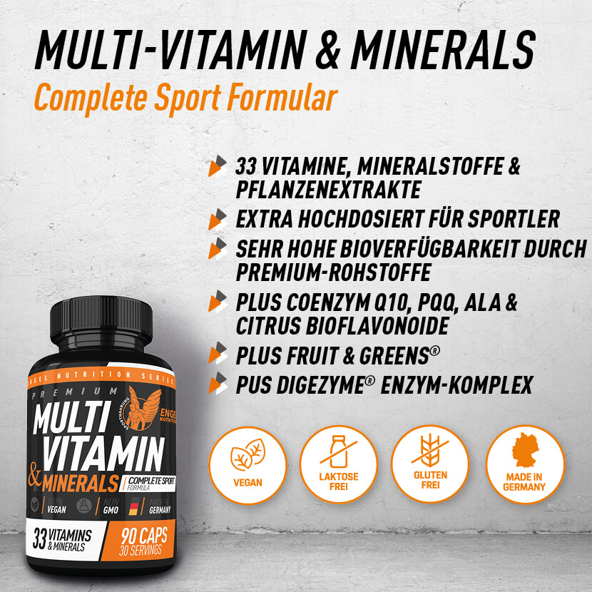 Engel Nutrition Multi Vitamin und Minerals Highlights XS