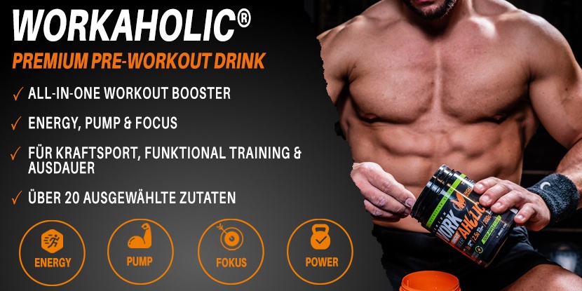 Workaholic Booster Banner XS