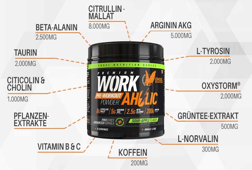 Highlights Workaholic Trainingsbooster XS