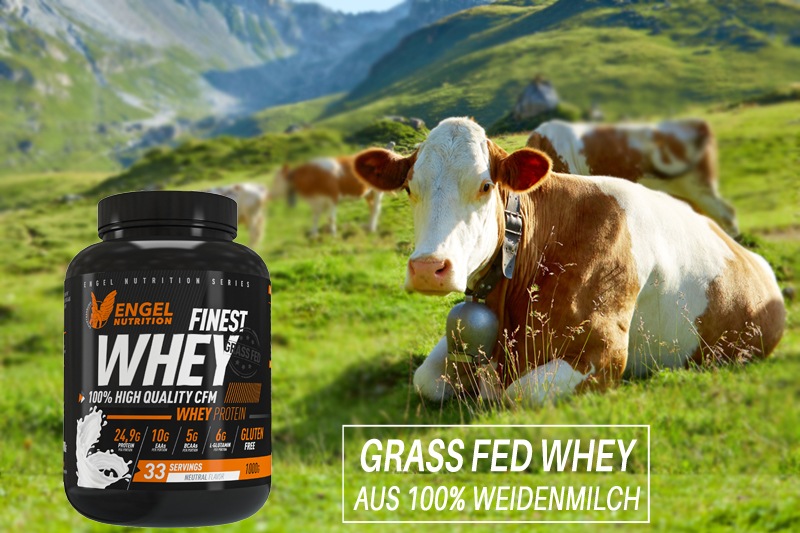 Engel Nutrition Finest Grass Fed Whey Protein - Weidemilch von grasgefütterten Kühen XS