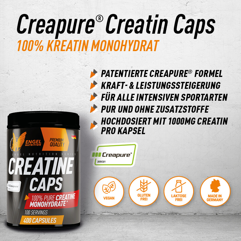 Engel Nutrition Pure Creatin Caps - Highlights XS