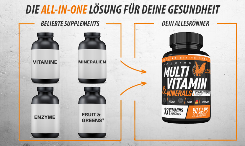 Engel Nutrition Multi Vitamin und Minerals All in One Formel