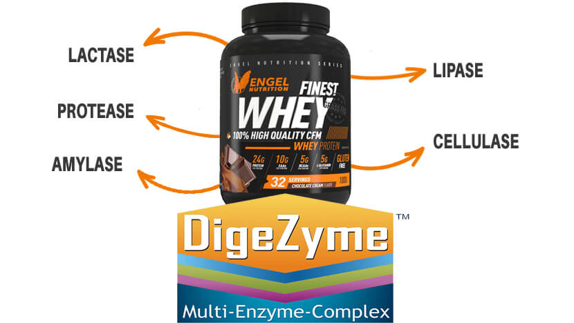 Digezyme Finest Whey Engel Nutrition