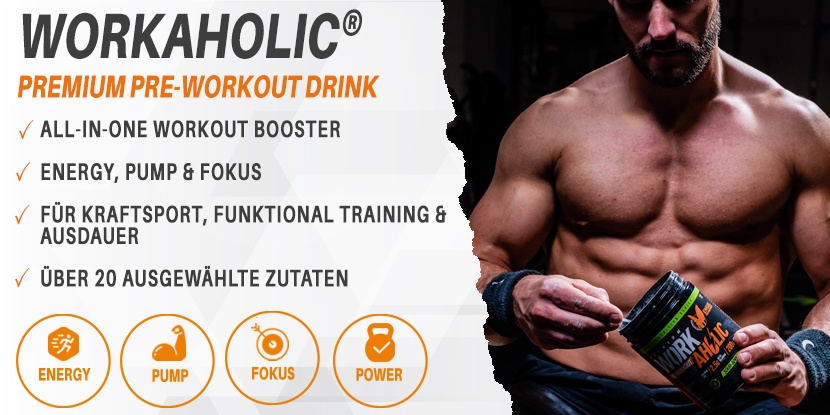Workaholic Booster Banner XS
