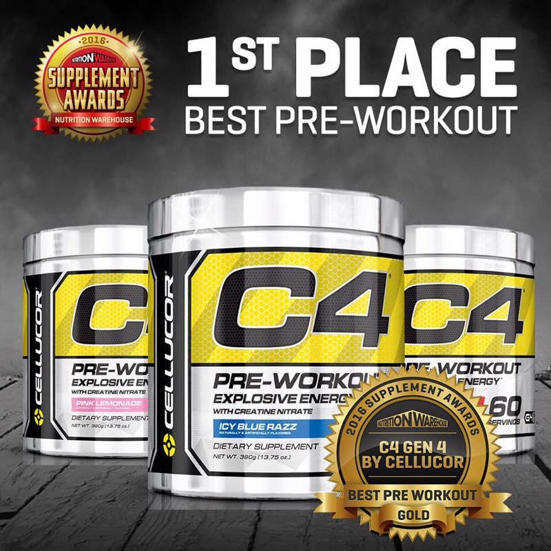 C4 Booster von Cellucor für vor dem Training
