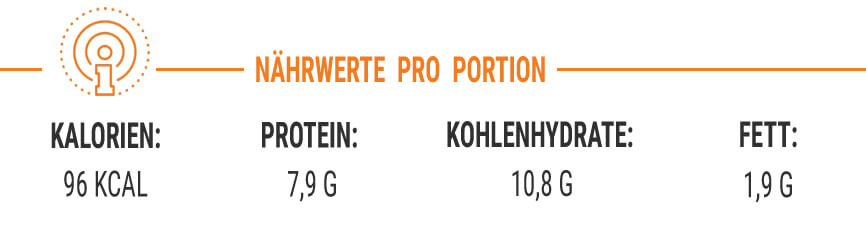 Nährwertangaben High Protein Apfelkuchen XS