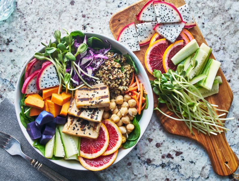 Buddha Bowl mit Sweet Potatos